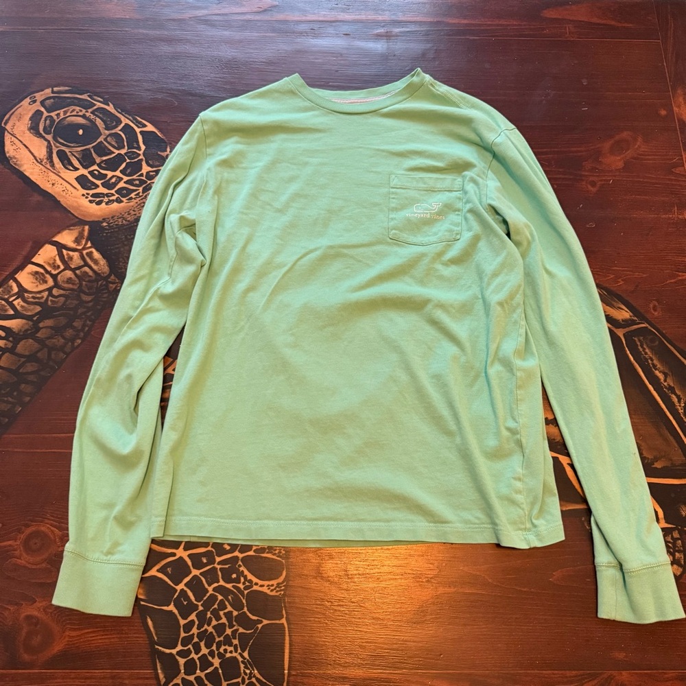 Vineyard Vines Teal Green Long Sleeve Shirt